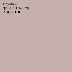 #C5B0AE - Bison Hide Color Image